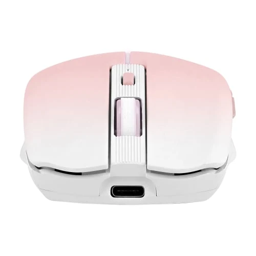 Souris colorée rechargeable DUAL CONNECT rose - GRADIENT