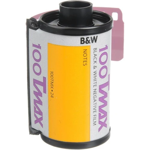 Kodak Professional T-Max 100 Black and White Negative Film (35mm Roll Film, 24 Exposures) - Expired 12-2025