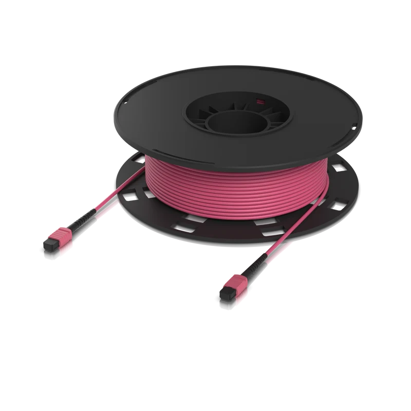 Indoor multi-mode fiber patch cable wit