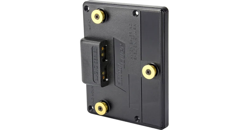 Anton/Bauer Milled CP Back Replacement Male Gold Mount Plate