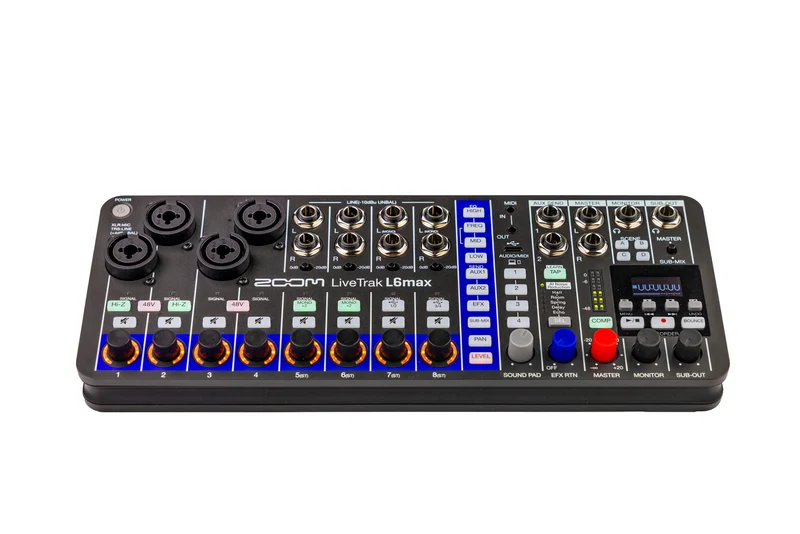Zoom LiveTrak L6max Digital Mixer/Recorder