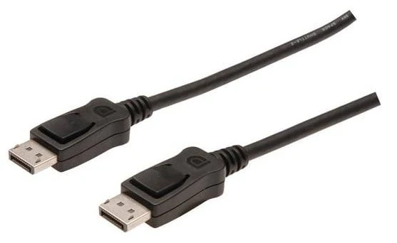 DIGITUS DK-340100-020-S - 2 m - DisplayPort - DisplayPort - Mâle - Mâle - Nickel