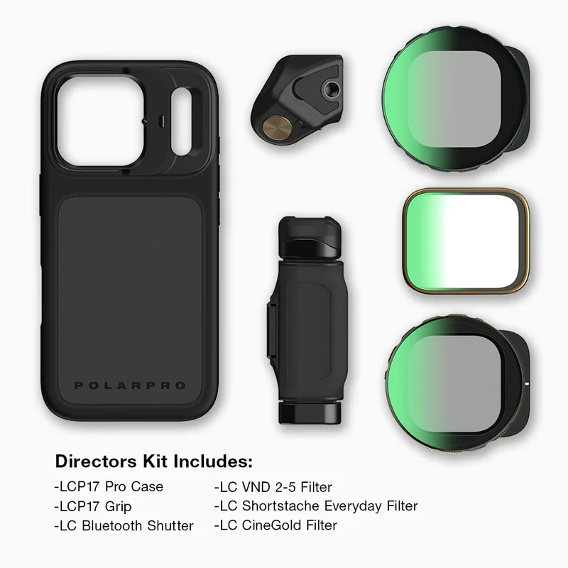 PolarPro LiteChaser 17 Case for iPhone 17 Pro Max (Directors kit)