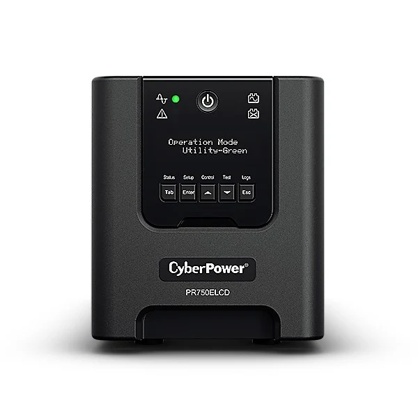 CyberPower PR750ELCDGR alimentation d'énergie non interruptible Interactivité de ligne 0,75 kVA 675 W 4 sortie(s) CA
