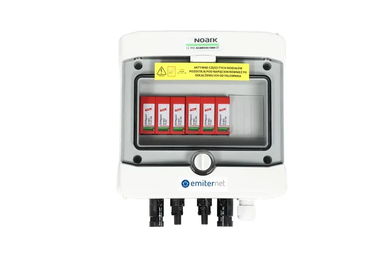 EMITER EM-2_DC Rozdzielnica DC, IP65, limitateurs de surtension DC Dehn 1000V type 2, 2x chaîne PV, 2x MPPT