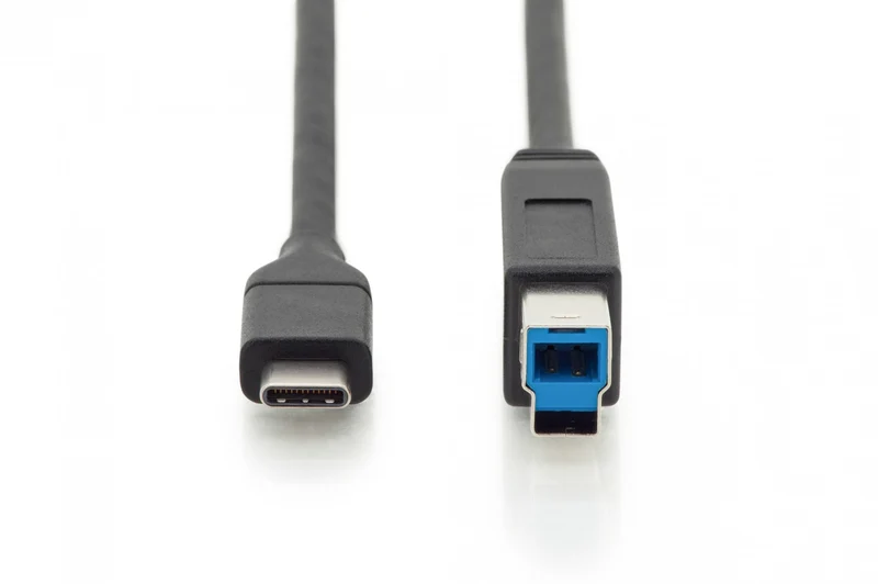 Digitus AK-300149-018-S câble USB USB 2.0 1,8 m USB C USB B 5 Gbit/s Noir