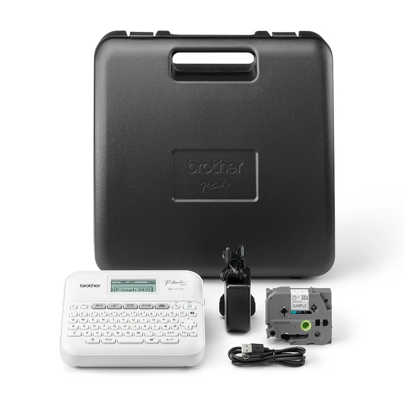 Brother PT-D410VP imprimante pour étiquettes ZINK (Zero-Ink) 180 x 180 DPI Avec fil TZe QWERTY