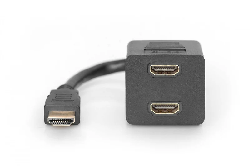 Digitus AK-330400-002-S câble HDMI 0,2 m HDMI Type A (Standard) 2 x HDMI Type A (Standard) Noir