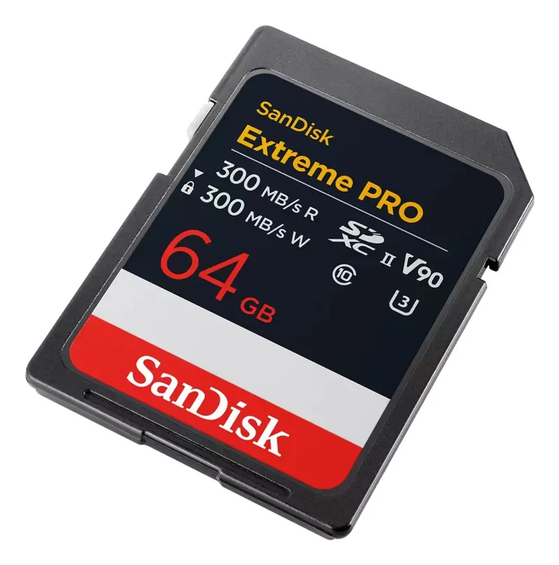 Extreme PRO 64GB V90 SDXC UHS-II 300MBs