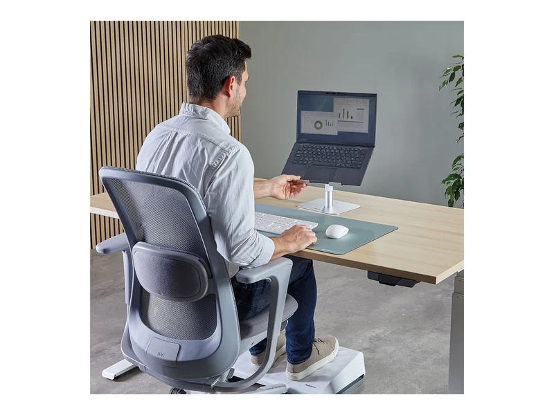 FELLOWES SUPPORT PC PORTABLE ALUMIA ARGENT