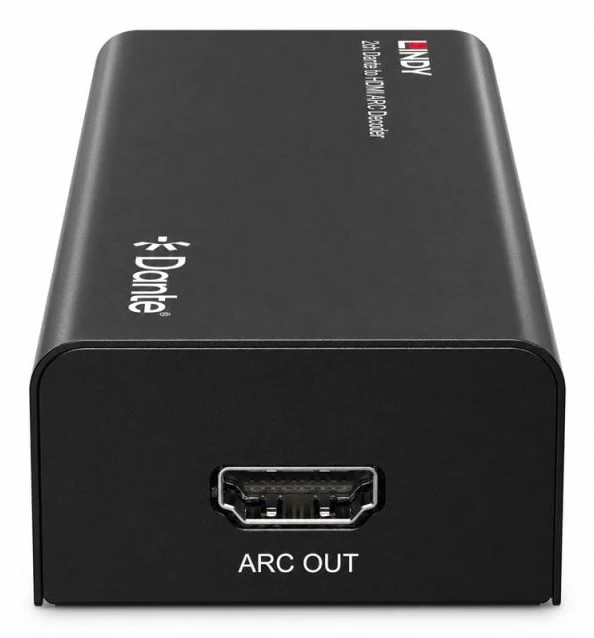 LINDY Décodeur 2ch Dante vers HDMI ARC