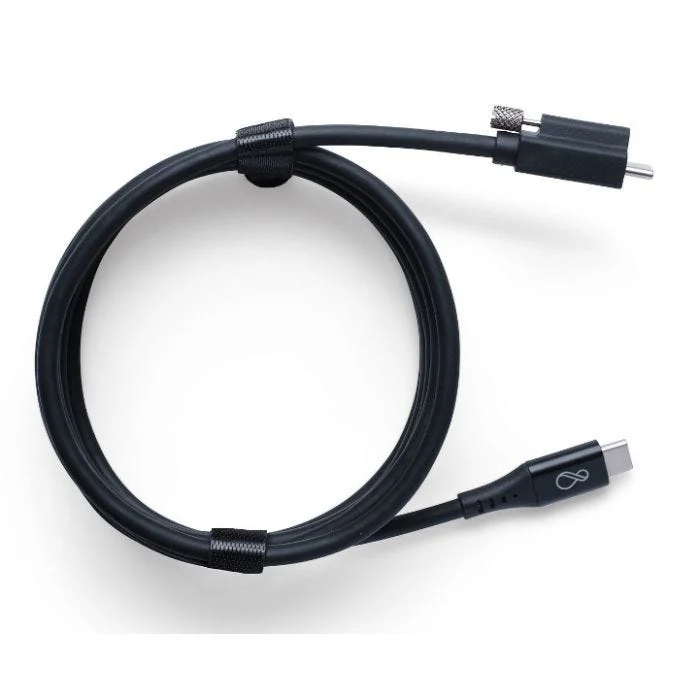 Ochno Cable, USB C-C, 2.0m, coax, passive, screw, black