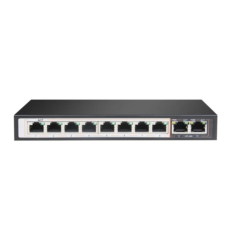 Extralink EX.14312 commutateur réseau Non-géré L2 Gigabit Ethernet (10/100/1000) Connexion Ethernet, supportant l'alimentation via ce port (PoE) Noir