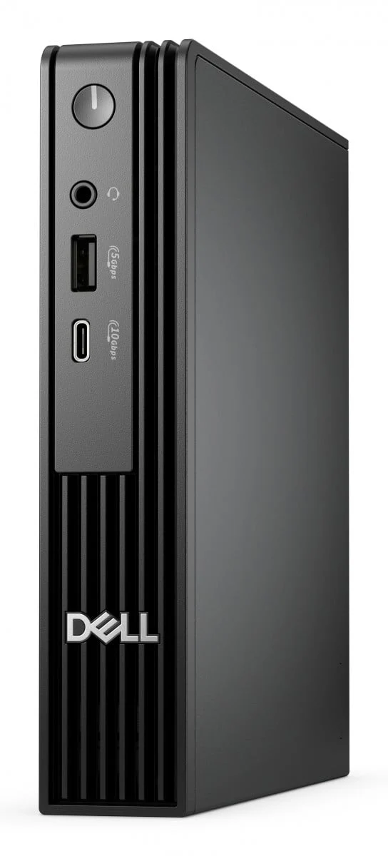 DELL Pro QCM1250 Intel® Core™ i3 i3-14100T 8 Go DDR5-SDRAM 512 Go SSD Windows 11 Pro Micro PC Mini PC Noir