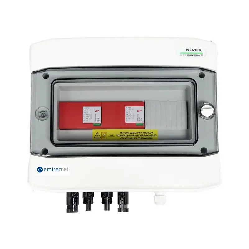 EMITER EM-6_DC Rozdzielnica DC, IP65, limitateurs de surtension DC Dehn 1000V type 1+2, 2x chaîne PV, 2x MPPT