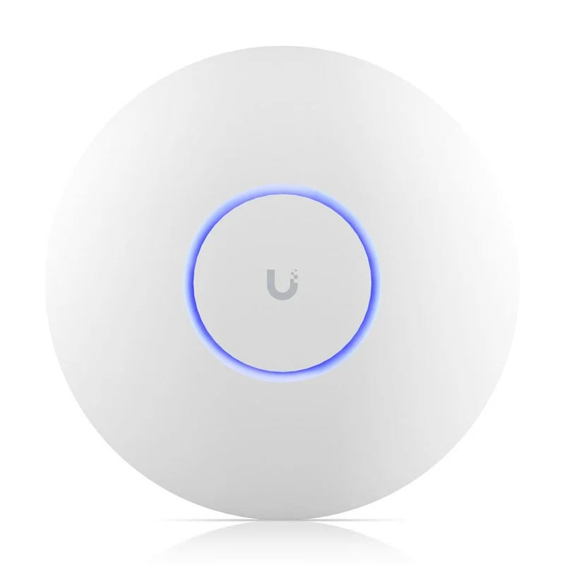 Ceiling-mount tri-band WiFi 7 AP with a