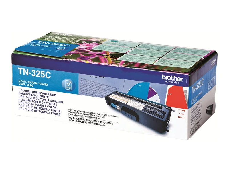 BROTHER TN-325 cartouche de toner cyan capacité standard 3.500 pages pack de 1