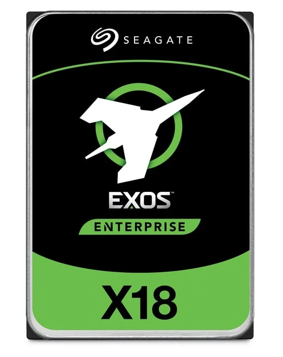 SEAGATE Exos X18 18To HDD SATA 6Gb/s 7200RPM 256Mo cache 3.5p 24x7 SED 512e/4KN BLK