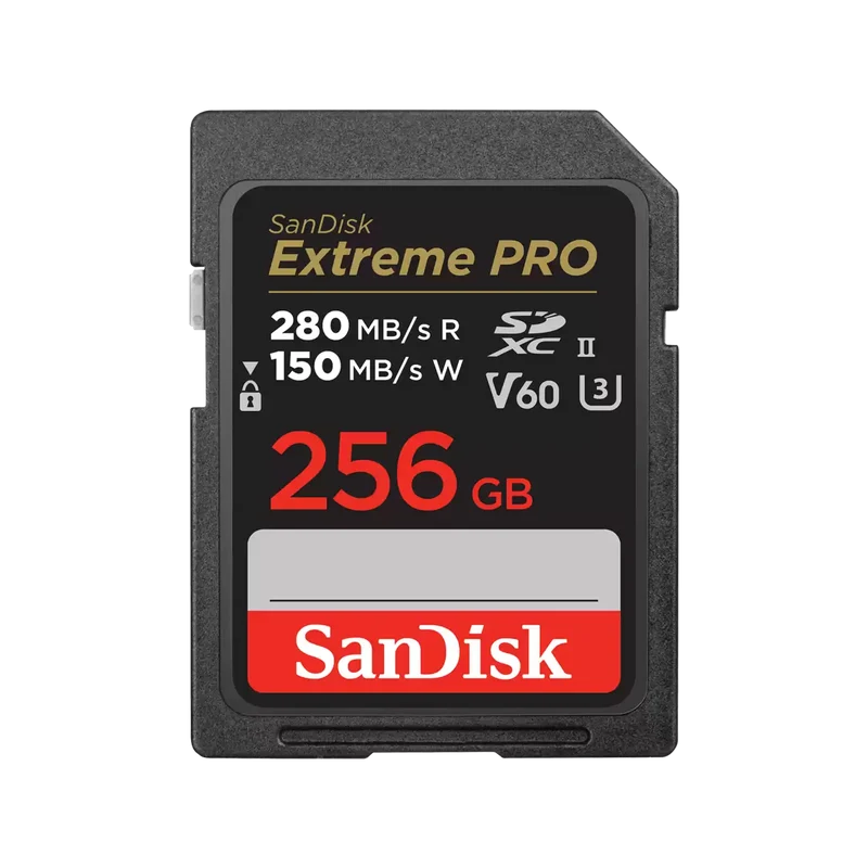 SanDisk 256GB Extreme PRO UHS-II SDXC Memory Card