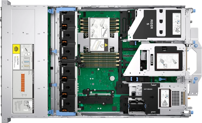 DELL PE R570 12x3.5 HP Xeon 6 Performance 6511P 32GB 2x960GB SSD SATA Rails Bezel PERC H965i iDRAC10 Ent 2x 1100W