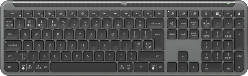 Logitech 920-012511 clavier Souris incluse Bureau RF sans fil + Bluetooth QWERTY Anglais britannique Graphite