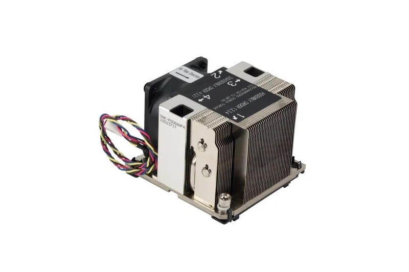 Supermicro SNK-P0068AP4 systeme de refroidissement d’ordinateur Processeur Refroidisseur d'air 6 cm Noir, Nickel