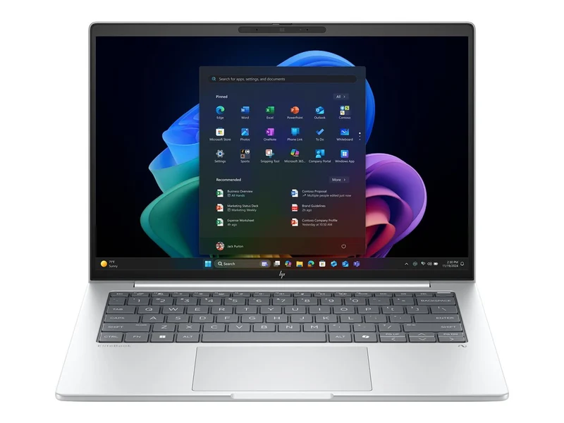 HP EliteBook 8 G1i IA Nouvelle gén Intel Core Ultra 5 226V 14p WUXGA 16Go LPDDR5X 512Go SSD UMA W11P 1yr Wrty Copilot + PC 3/3/0