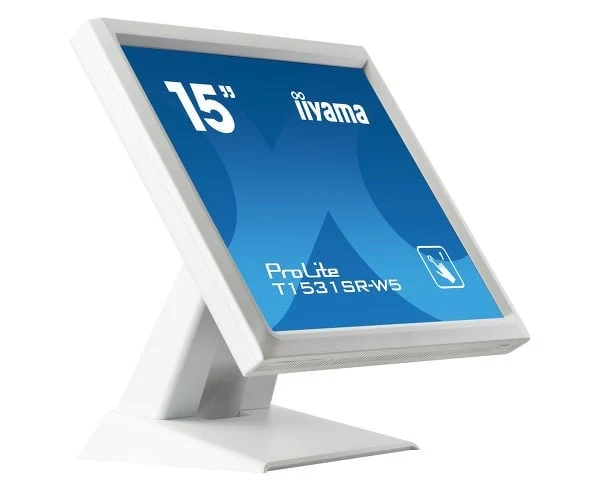 "iiyama ProLite T1531SR-W5 écran plat de PC 38,1 cm (15"") 1024 x 768 pixels LED Écran tactile Blanc"