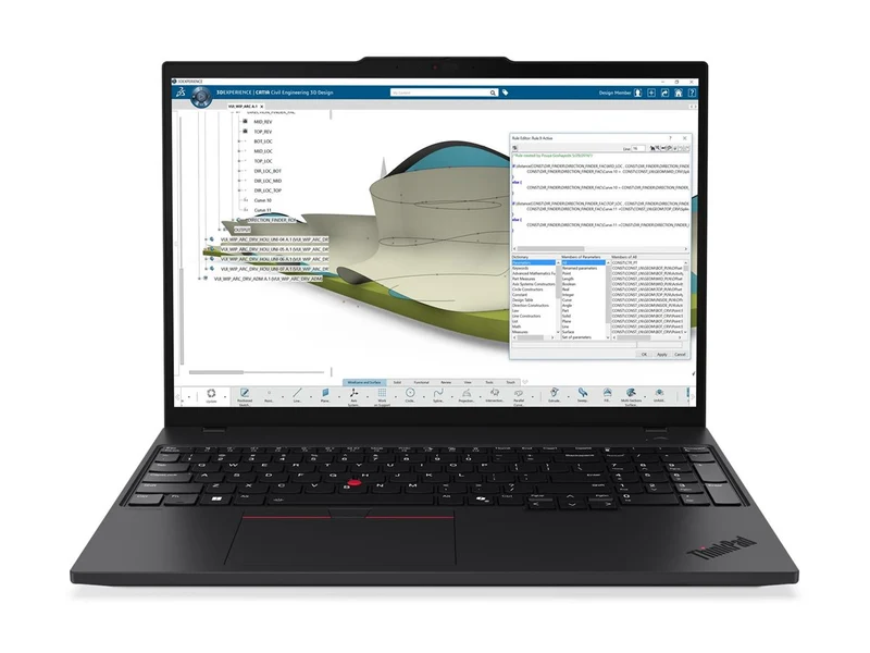 LENOVO ThinkPad P16s G4 Intel Core Ultra 7 255H 16p WUXGA 32Go 1To SSD M.2 RTX PRO 500 Blackwell 6Go W11P 3YR Premier NBD