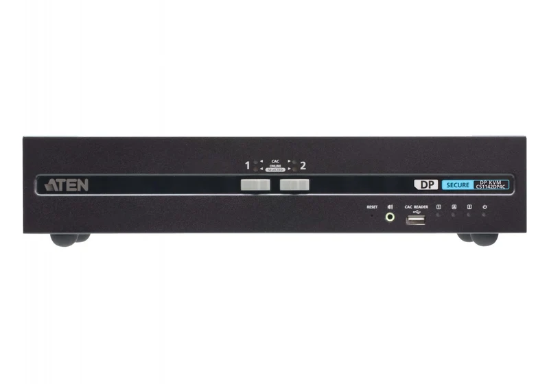 ATEN CS1142DP4C commutateur écran, clavier et souris Noir