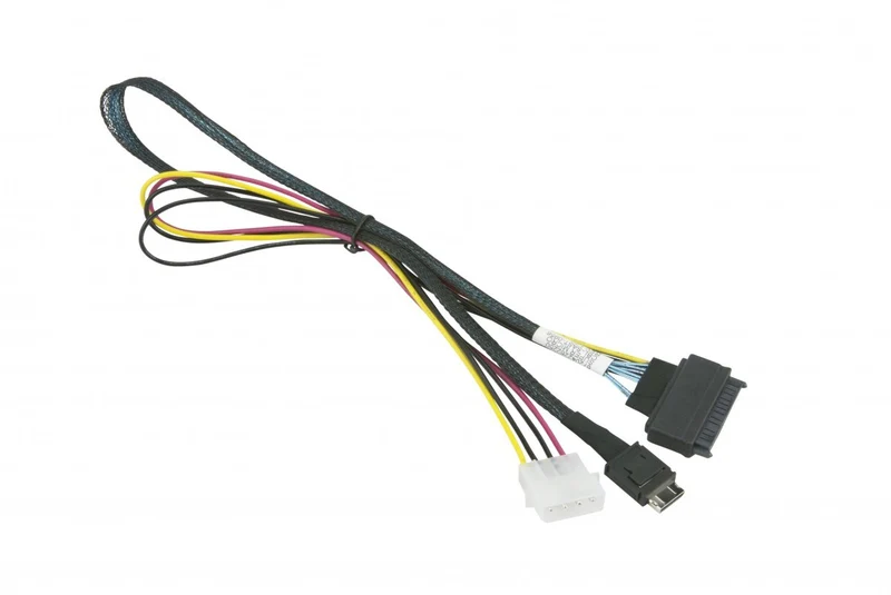 Supermicro CBL-SAST-0956 câble Serial Attached SCSI (SAS) 0,55 m Noir, Rouge, Jaune
