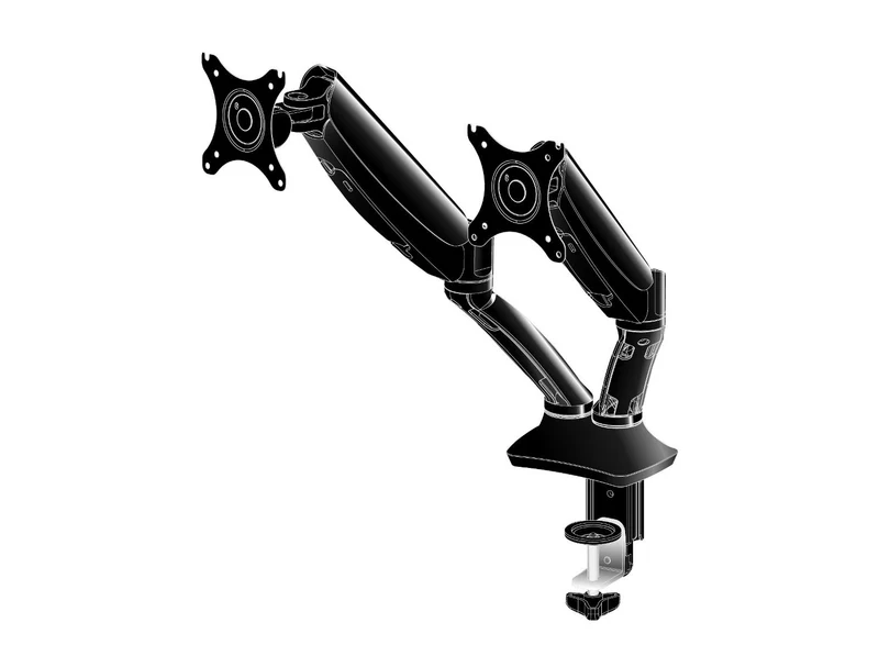 Desk Mount 10~27" VESA 75x75/100x100mm