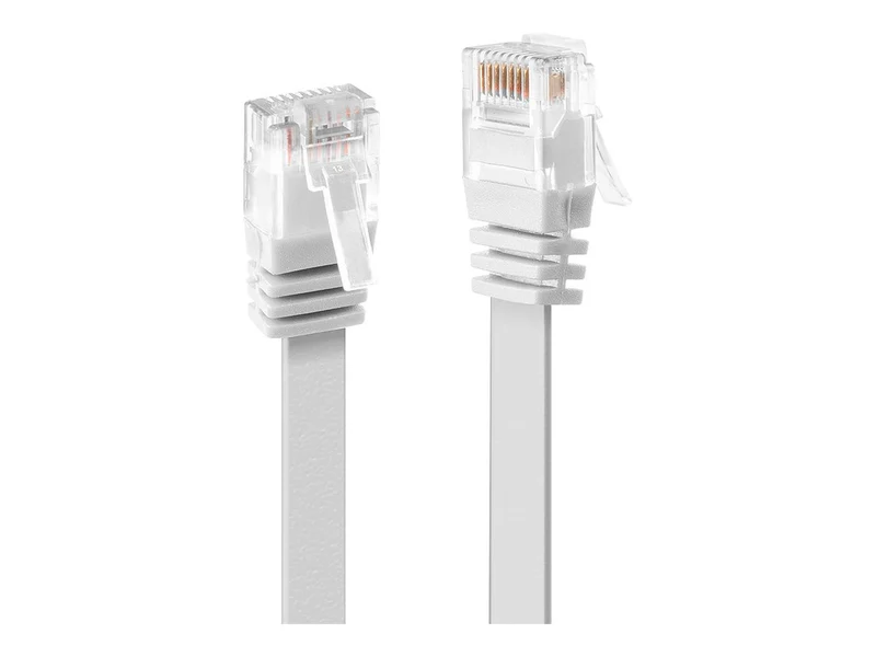 LINDY Cat.6 Ribbon Patch Cable Unshielded White 2m Without Shielding