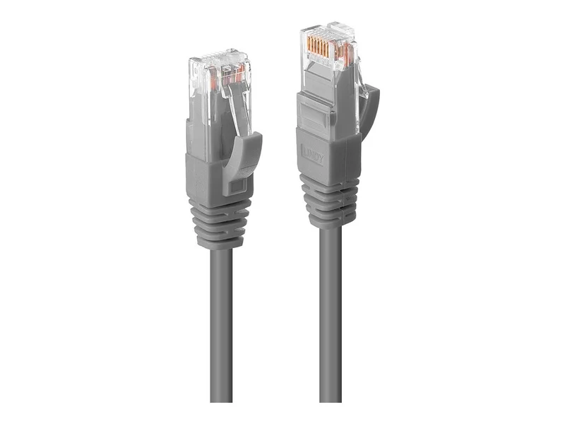LINDY UTP Cat.6 Cable Grey 5.0m LSOH incl. Testprotocol