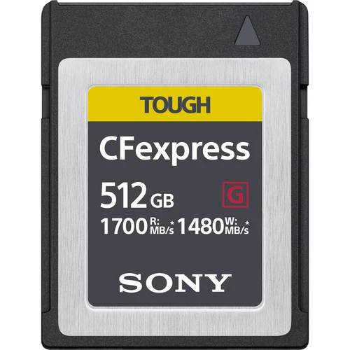 Sony CEB-G Series, Flash memory card, CFexpress 512 GB