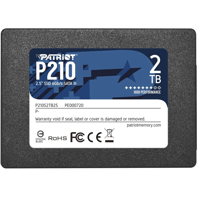"Patriot Memory P210 2 To 2,5"" Serial ATA III"