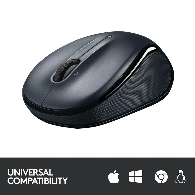 Logitech LGT-M325B - Ambidextre - Optique - RF sans fil - 1000 DPI - Noir