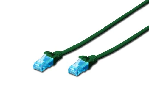 Digitus 0.25m Cat5e U/UTP câble de réseau Vert 0,25 m U/UTP (UTP)