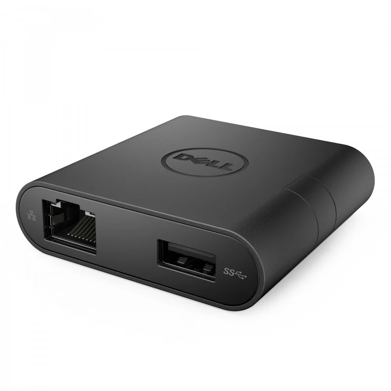 DELL DA200 station d'accueil Avec fil USB 3.2 Gen 1 (3.1 Gen 1) Type-C Noir (470-ABRY)