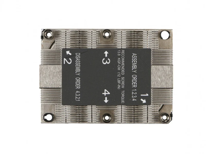 Supermicro SNK-P0067PSMB systeme de refroidissement d’ordinateur Processeur Dissipateur thermique/Radiateur