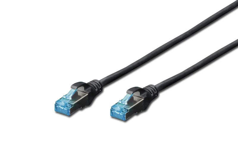 Digitus DK-1532-020/BL câble de réseau Noir 2 m Cat5e SF/UTP (S-FTP)