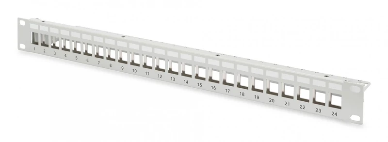Digitus DN-91410-24 Panneau de brassage modulaire, 24 ports, équipé de 24x DN-93615