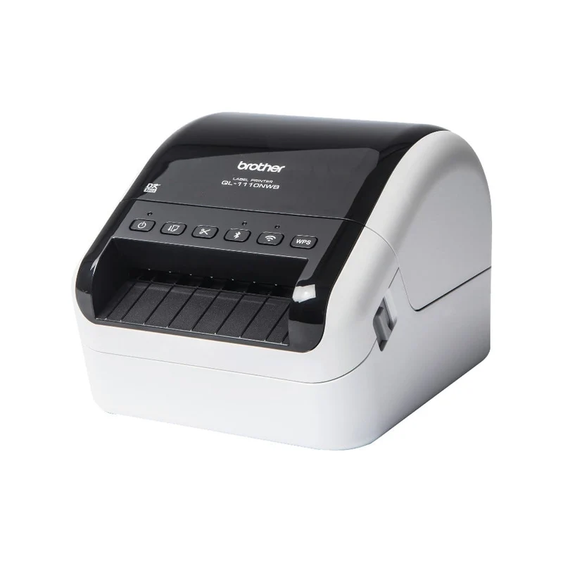 Brother QL-1110NWB imprimante pour étiquettes Thermique directe 300 x 300 DPI 110 mm/sec Avec fil &sans fil Ethernet/LAN DK Wifi Bluetooth