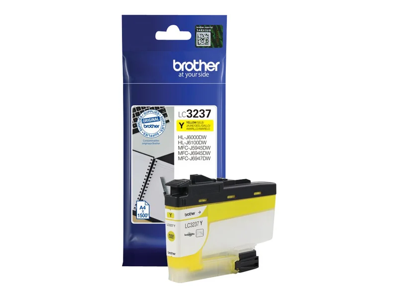 BROTHER LC-3237Y Yellow Ink 1500 pages