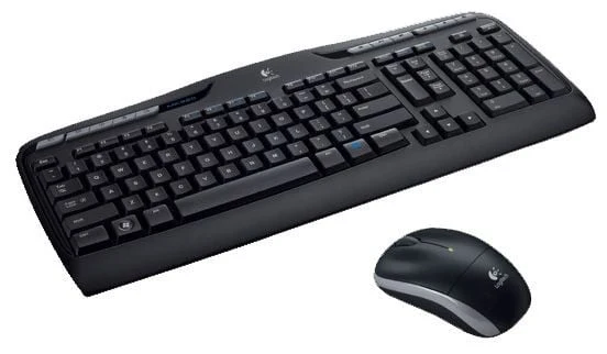 Logitech Wireless Combo MK330 clavier Souris incluse Bureau USB QWERTZ Allemand Noir