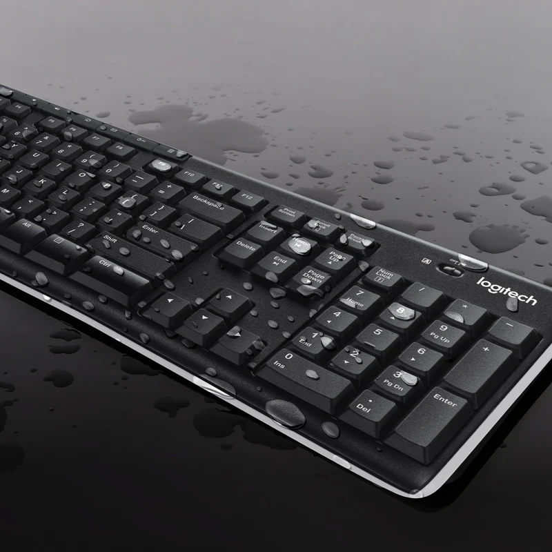 Logitech MK270 clavier Souris incluse Maison RF sans fil QWERTY US International Noir