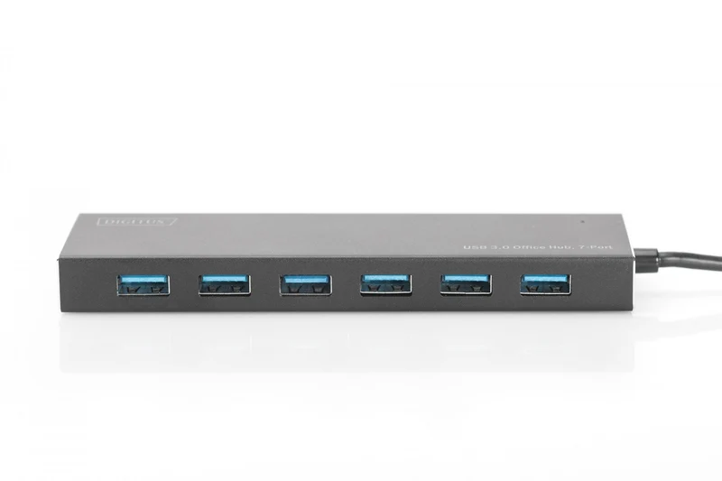 Digitus DA-70241-1 hub & concentrateur USB 3.2 Gen 1 (3.1 Gen 1) Type-A 5000 Mbit/s Gris