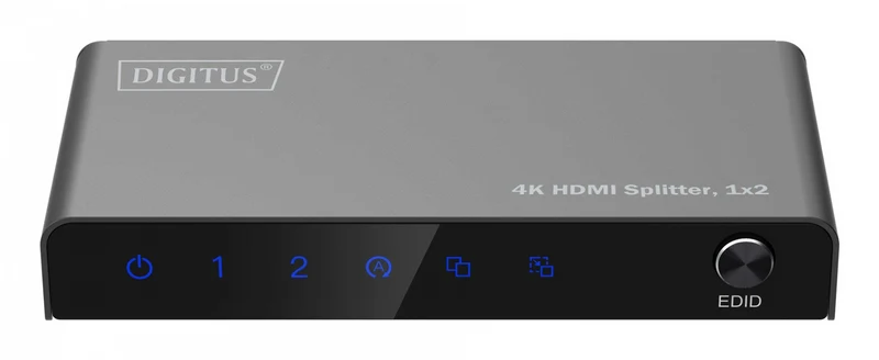 Répartiteur HDMI 1x2, 4K/60Hz UHD avec HDR, 18 Gbps, HDCP 2.2, EDID