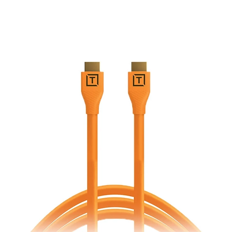 Tether Tools TetherPro HDMI Cable with Ethernet (Orange, 15')