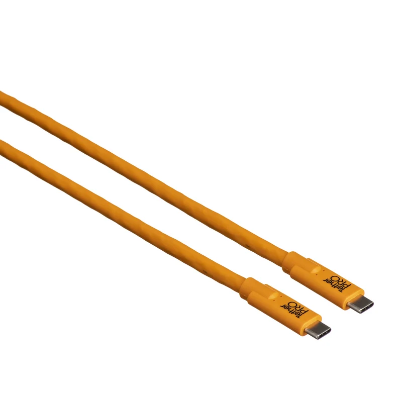 Tether Tools TetherPro USB Type-C Male to USB Type-C Male Cable - 3', Orange